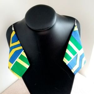 ■ 3/$10 Green Fabric Earrings